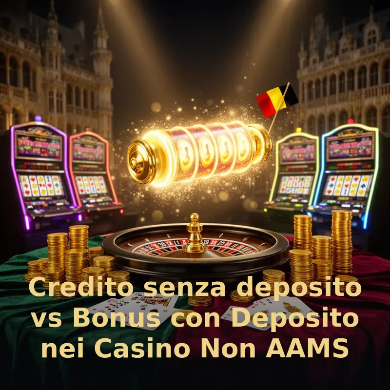 Credito senza deposito vs Bonus con Deposito nei Casino Non AAMS